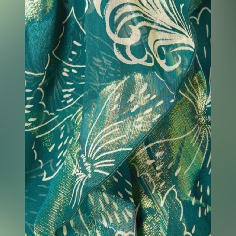 Anna Sui Midi Dress in Green - Picture 3 of 13